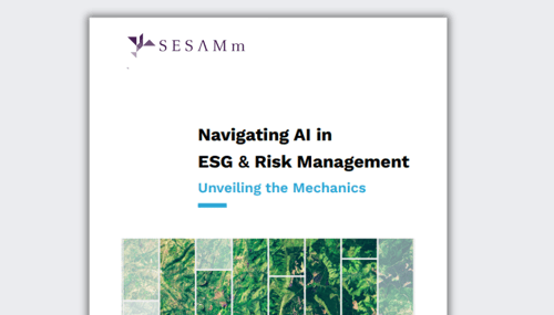 Navigating AI in ESG